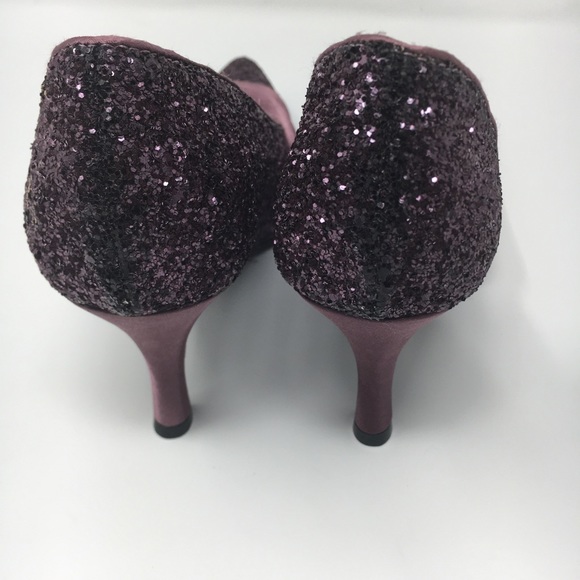 Platinum Collection by Jade Purple  Glitter Satin - Picture 7 of 16